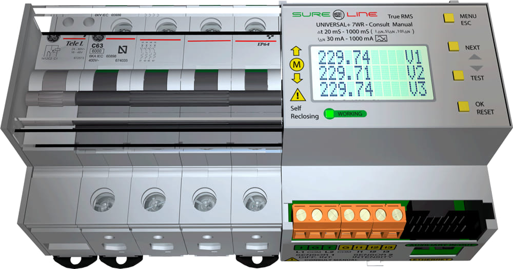 Sistema de protección diferencial ultrainmunizada y programable con rearme automático